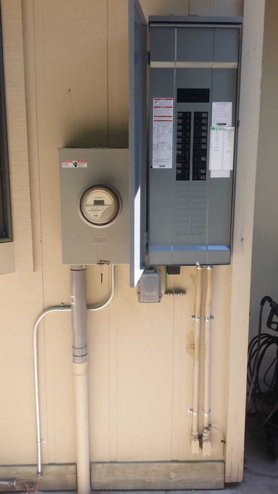 Meter and main panel installation by Aspen Electric Company